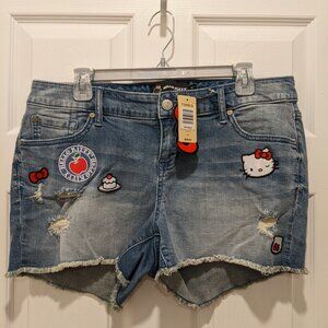 Torrid Hello Kitty Denim Shorts